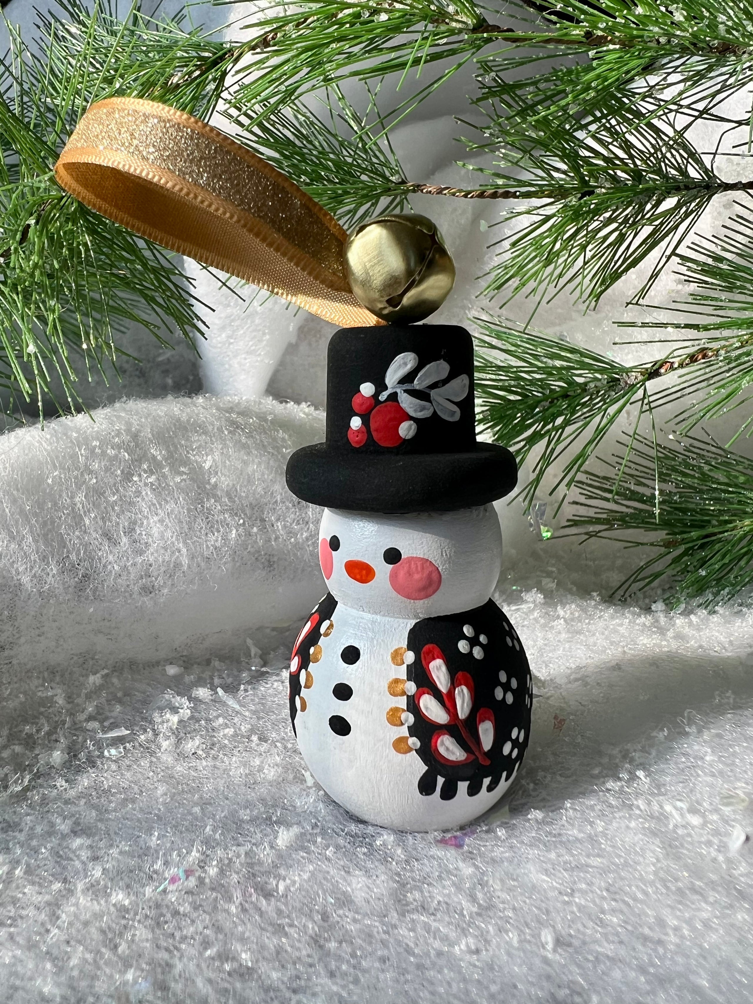 Snowman peg doll new arrivals